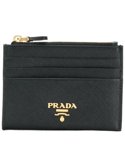 prada black saffiano zip card holder|prada saffiano leather shoulder bags.